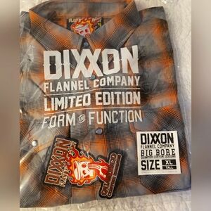 Dixxon flannel. Big bore. XLT. Nwt
